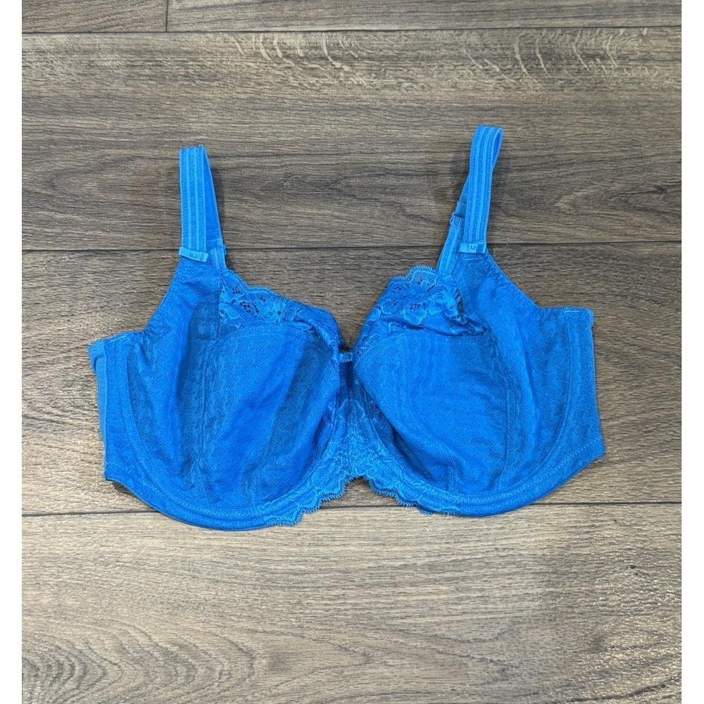 Panache Envy Lace Underwire Bra Blue 38F UK 38G US